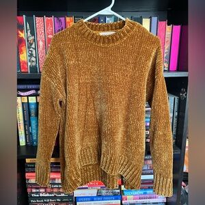 Philosophy Chenille Super Soft Golden Sweater - Size Large